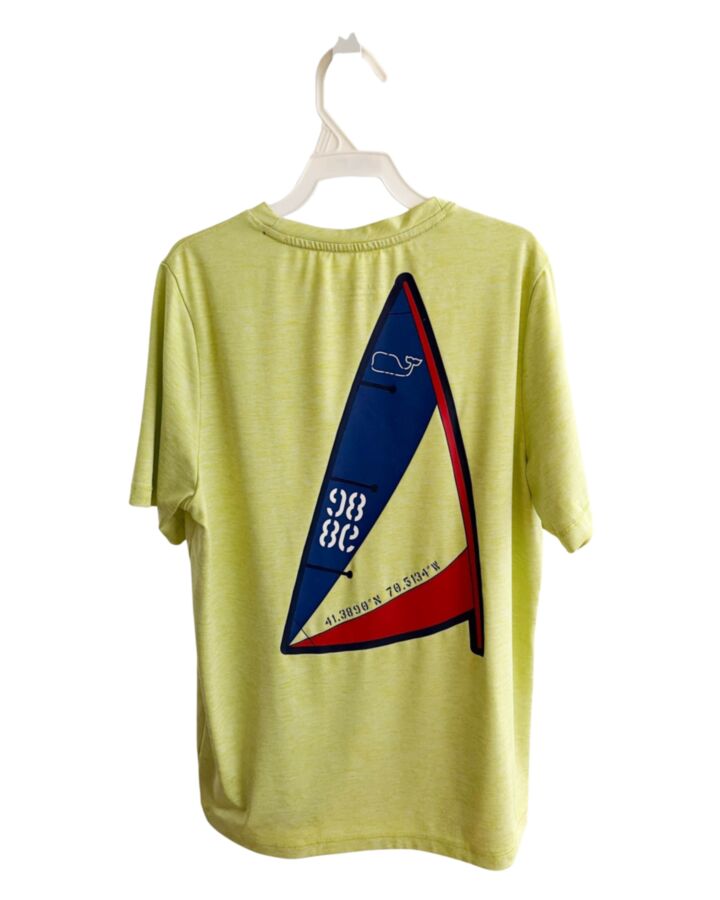 VINEYARD VINES  LIME GREEN    KNIT SS SHIRT