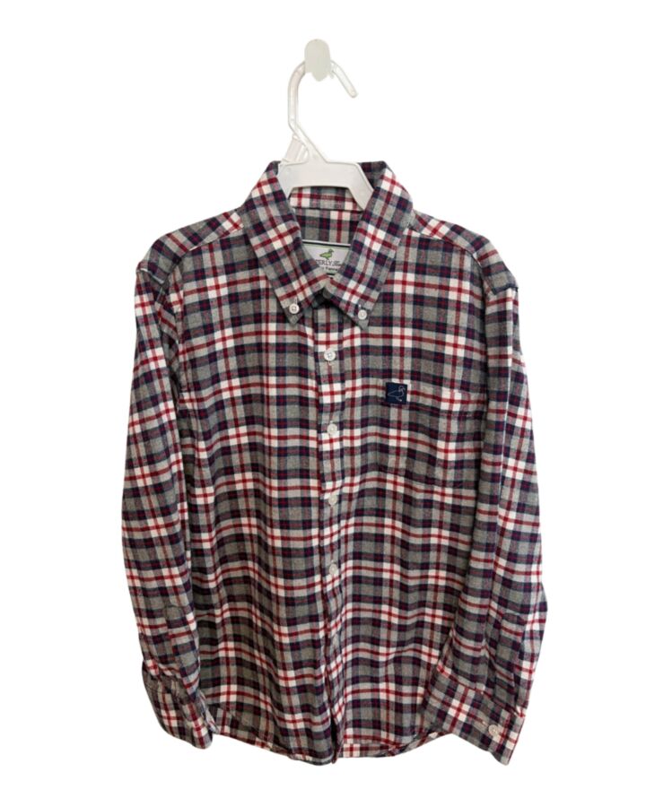 PROPERLY TIED  RED FLANNEL PLAID  DRESS SHIRT