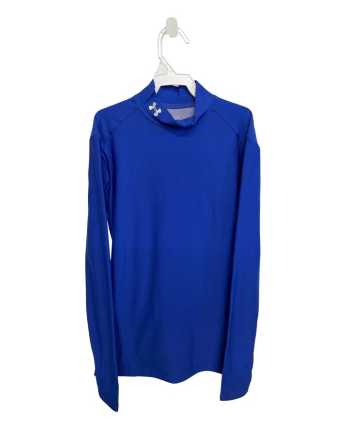 UNDER ARMOUR  BLUE    KNIT LS SHIRT