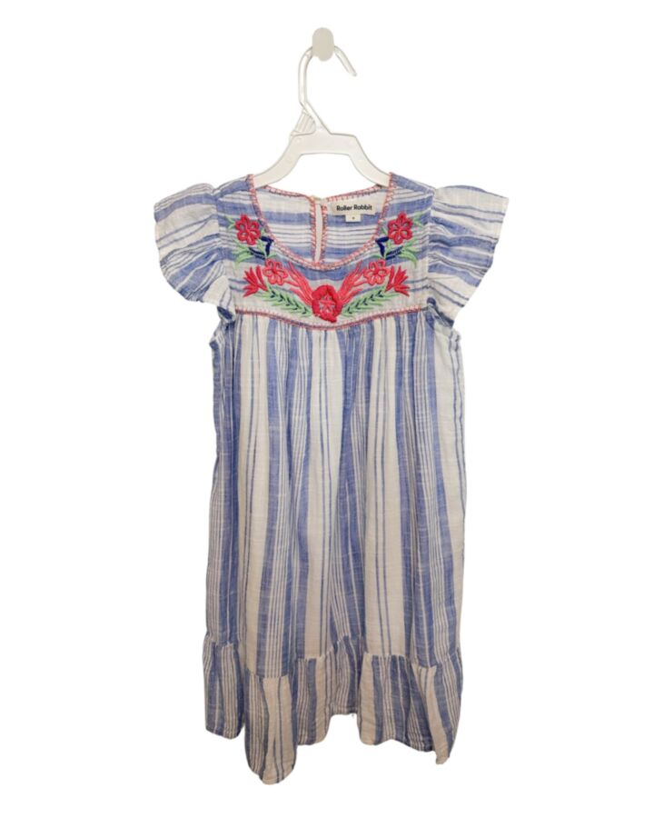ROBERTA ROLLER RABBIT  BLUE  STRIPED  DRESS