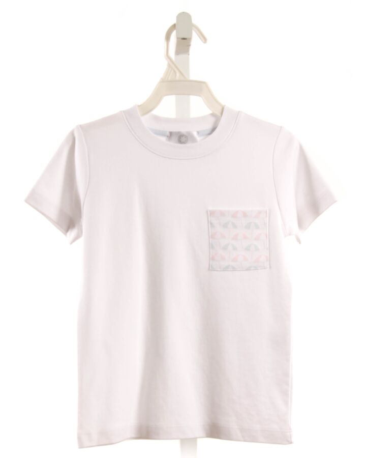 THE PROPER PEONY  WHITE    KNIT SS SHIRT