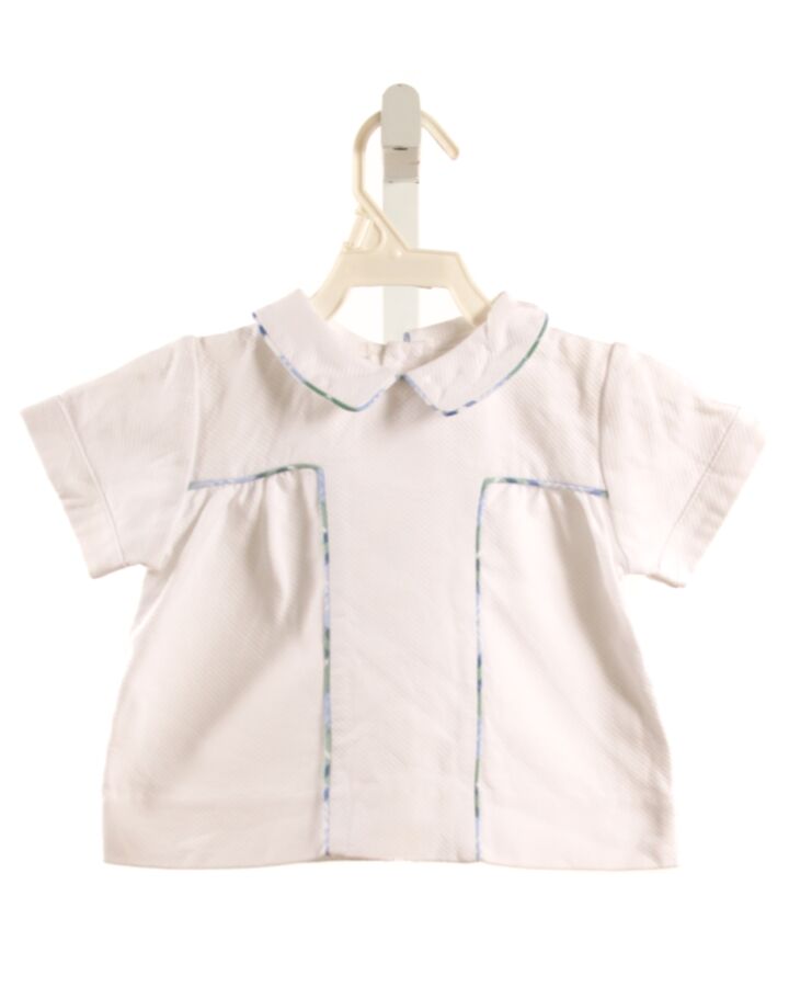 ALICE KATHLEEN  WHITE PIQUE   SHIRT-SS