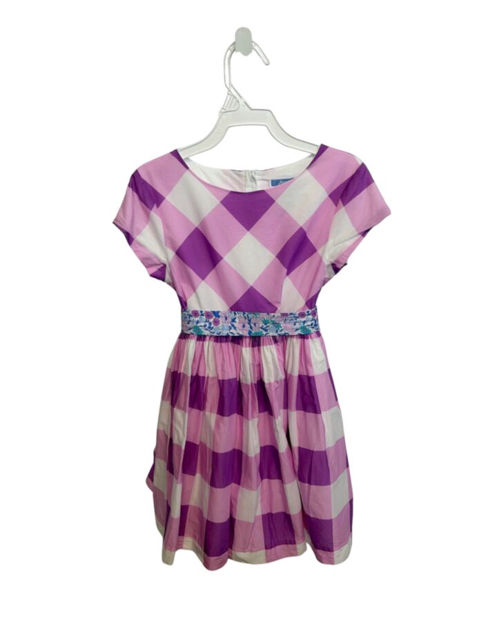 JACADI  PURPLE  CHECK  DRESS