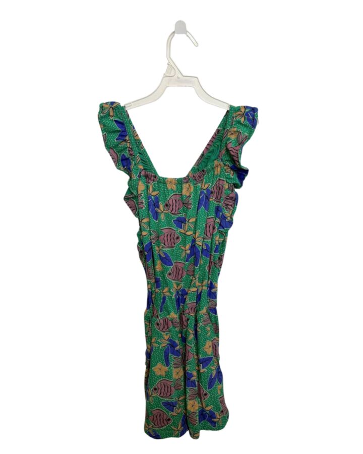 TEA GREEN POLKA DOT KNIT ROMPER
