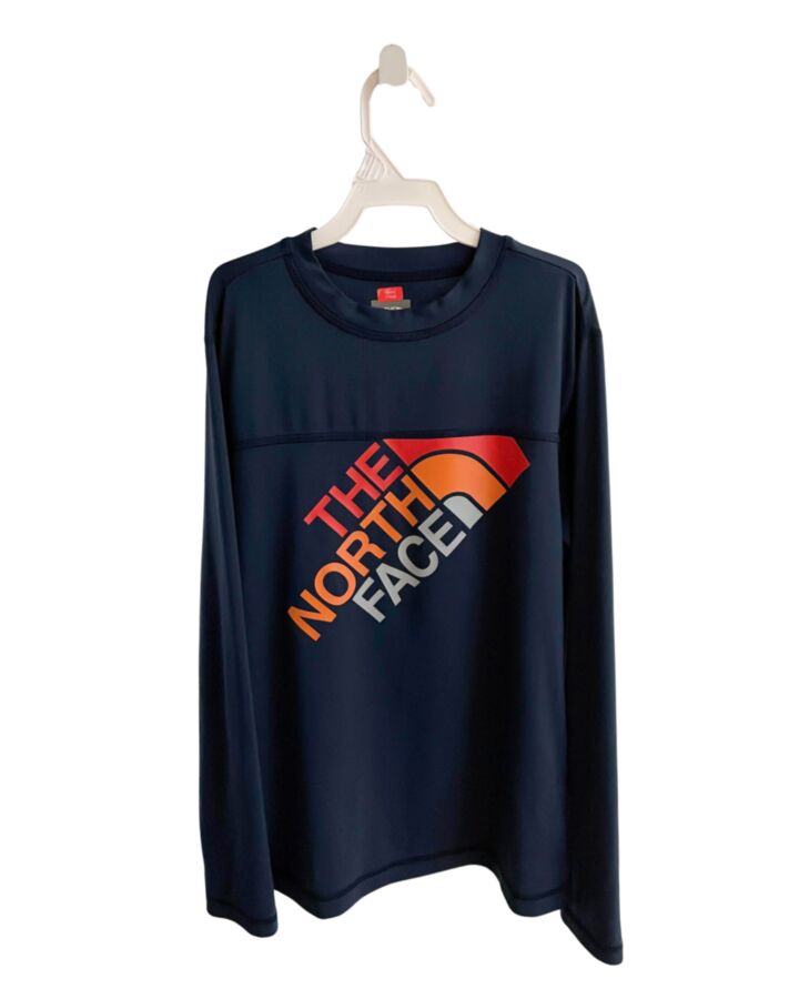 NORTH FACE  BLUE    KNIT LS SHIRT