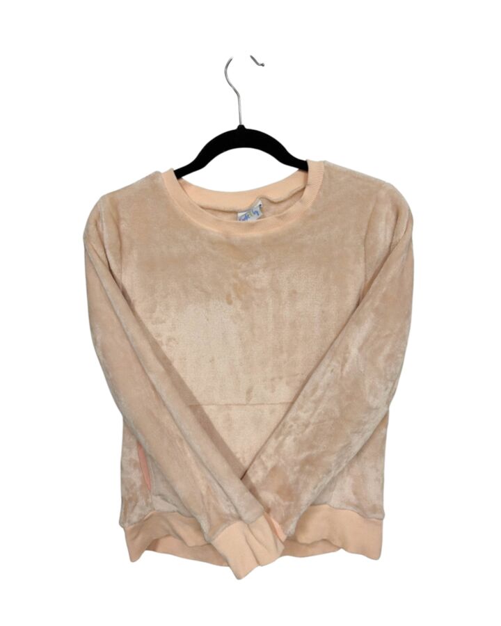 EYELET & IVY  PINK FLEECE   PULLOVER