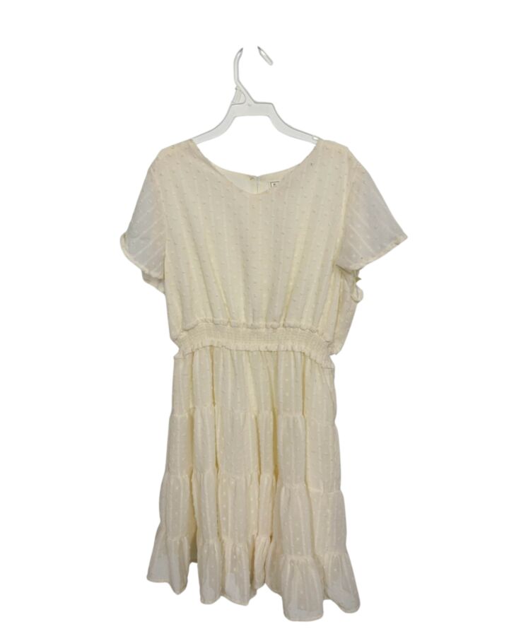 HAYDEN GIRLS  CREAM SWISS DOT   DRESS