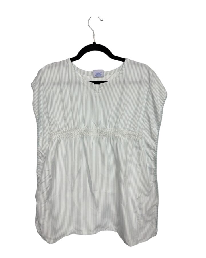 EYELET & IVY BLUE STRIPED COVER UP