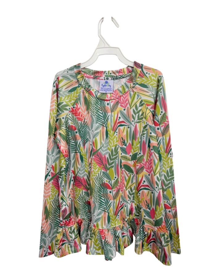EYELET & IVY  GREEN  FLORAL  RASH GUARD