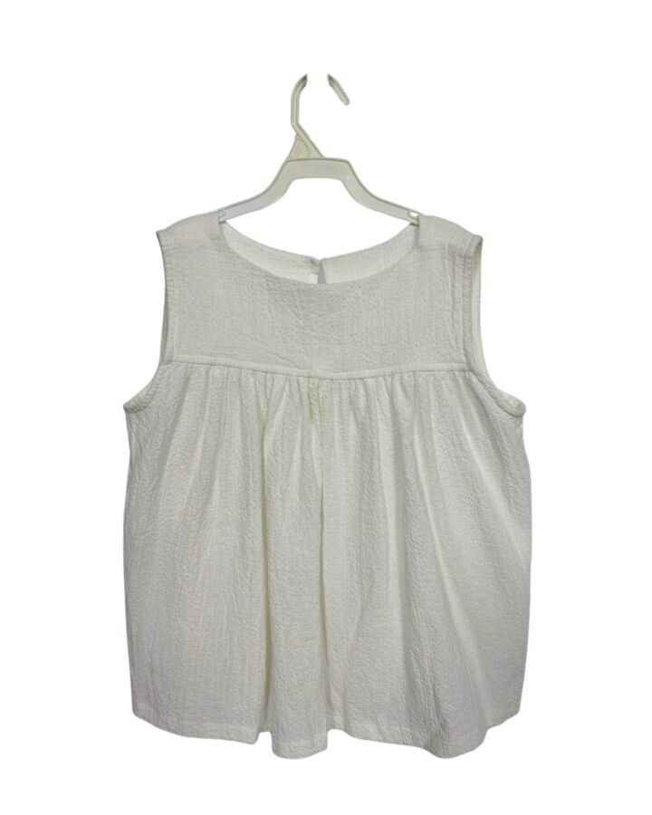 HANNAH KATE  WHITE    SLEEVELESS SHIRT