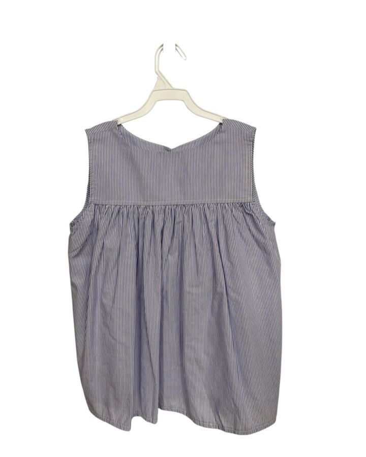 HANNAH KATE  BLUE  STRIPED  SLEEVELESS SHIRT