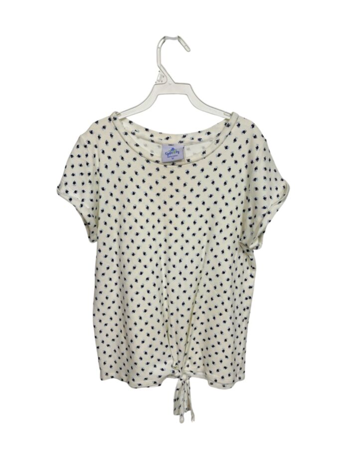 EYELET & IVY  BLUE  FLORAL  KNIT SS SHIRT