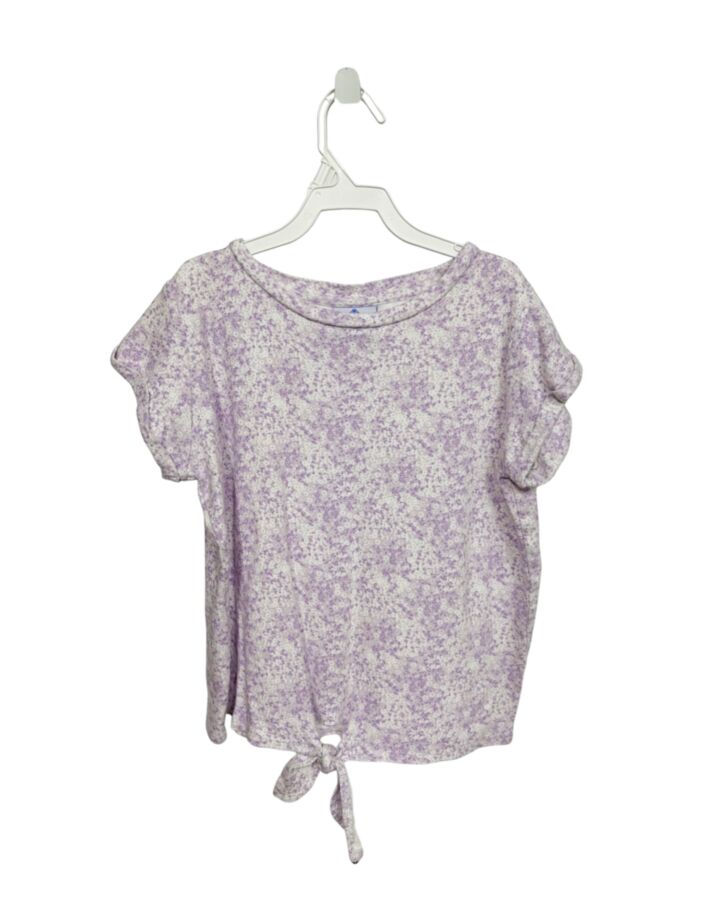 EYELET & IVY  LAVENDER  FLORAL  KNIT SS SHIRT