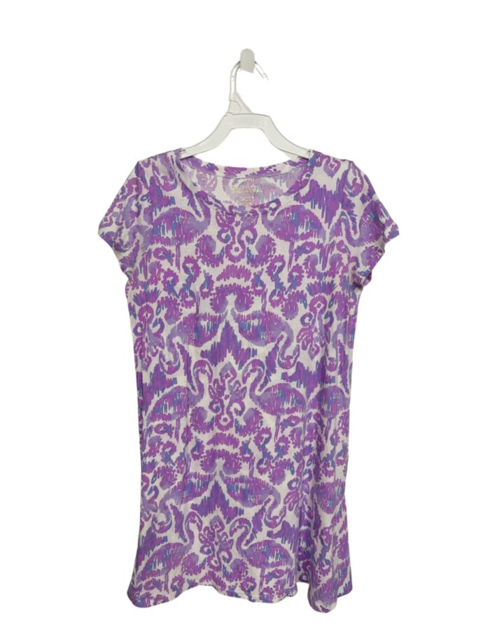 LILLY PULITZER  PURPLE   PRINTED DESIGN KNIT DRESS