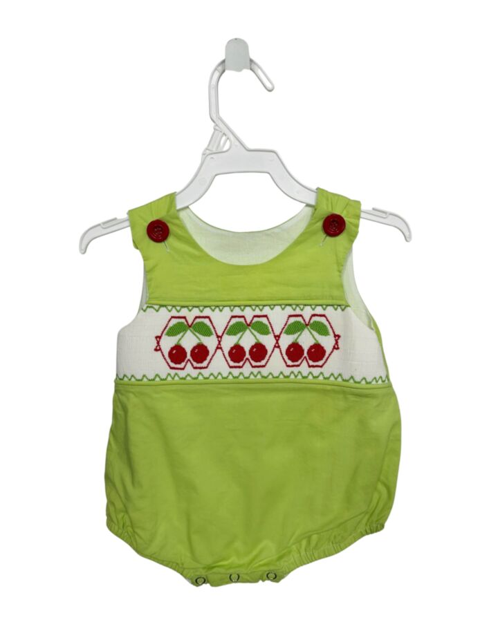 REMEMBER NGUYEN  GREEN   SMOCKED BUBBLE