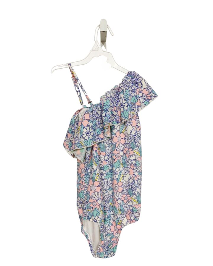 EYELET & IVY  BLUE  FLORAL  1-PIECE SWIMSUIT