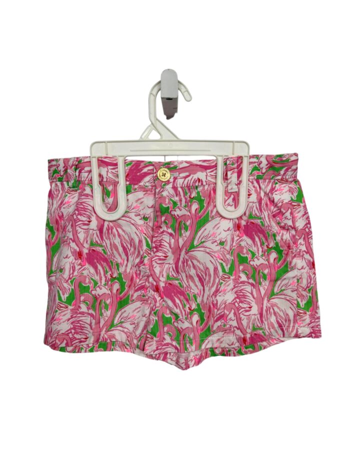 LILLY PULITZER  HOT PINK PIQUE  PRINTED DESIGN SHORTS