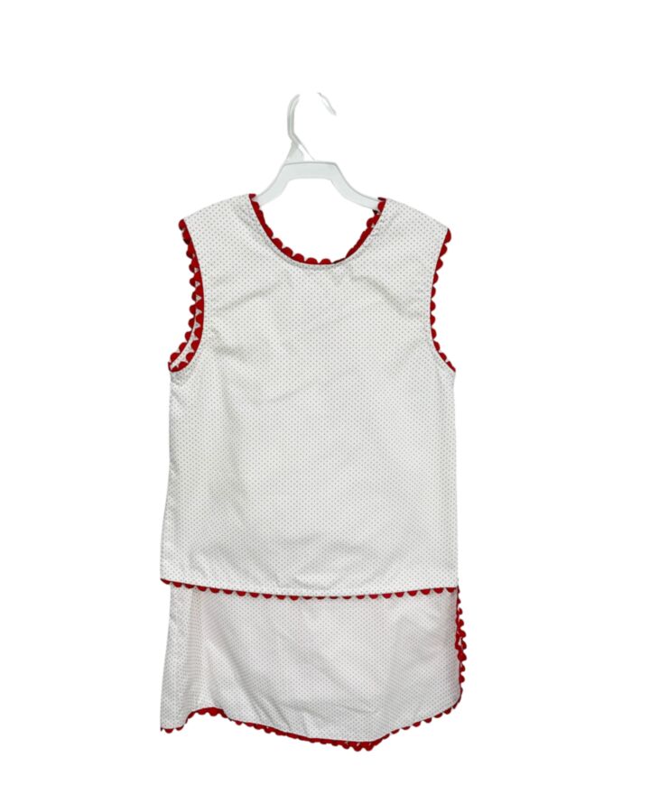 HANNAH KATE  RED  POLKA DOT  2-PIECE OUTFIT WITH RIC RAC