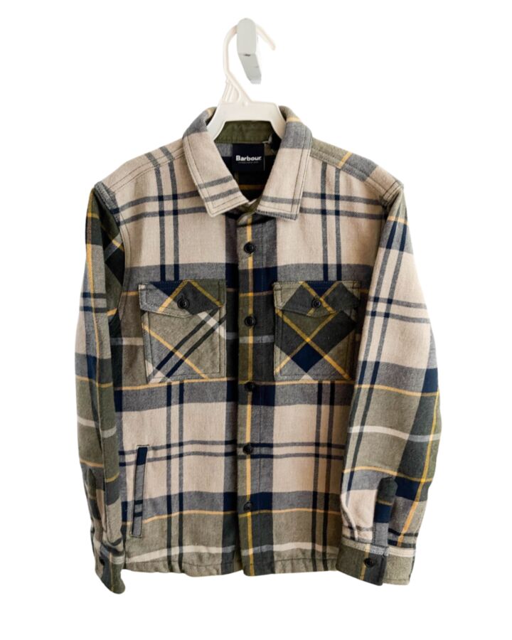 BARBOUR  GREEN  PLAID  OUTERWEAR