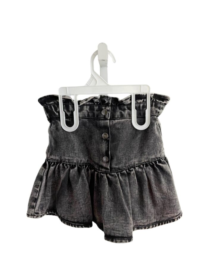 LOUIS LOUISE  BLACK DENIM   SKIRT
