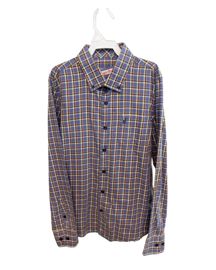 JOHNNIE-O  BLUE  PLAID  DRESS SHIRT