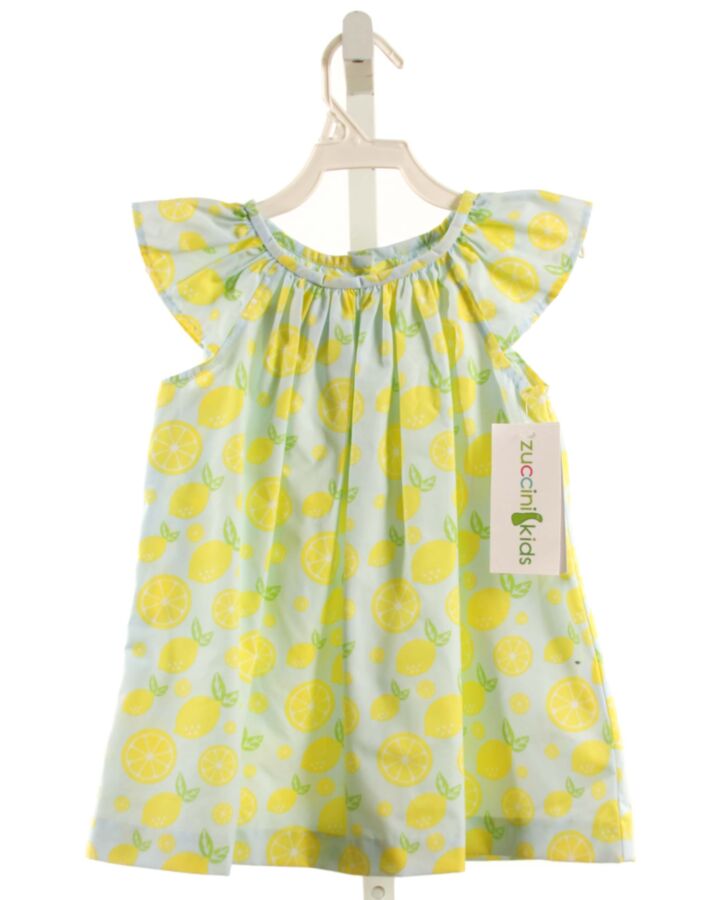 ZUCCINI  YELLOW  PRINTED DESIGN SLEEVELESS SHIRT