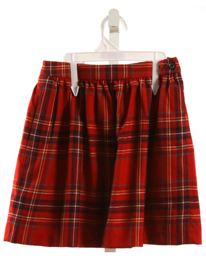 BROOKS BROTHERS  RED  PLAID  SKIRT