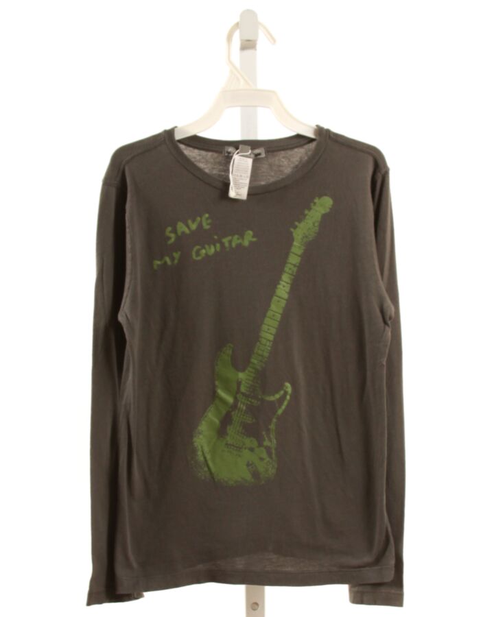 BONPOINT  GRAY  PRINTED DESIGN T-SHIRT