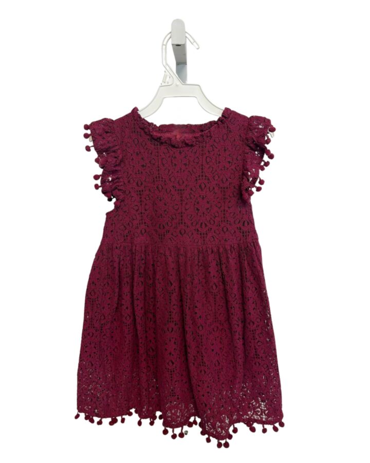 2BUNNIES  MAROON    PARTY DRESS