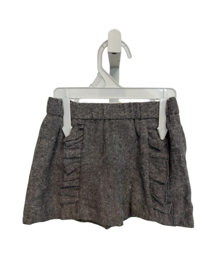 VIGNETTE  GRAY    SHORTS WITH RUFFLE