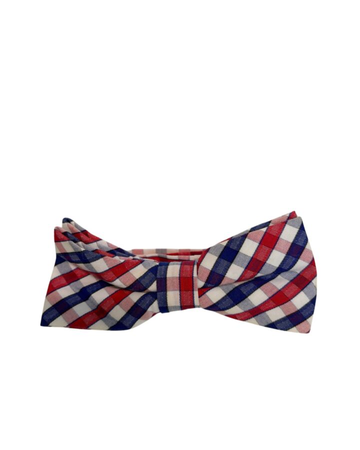 APPAMAN  BLUE  PLAID  TIE