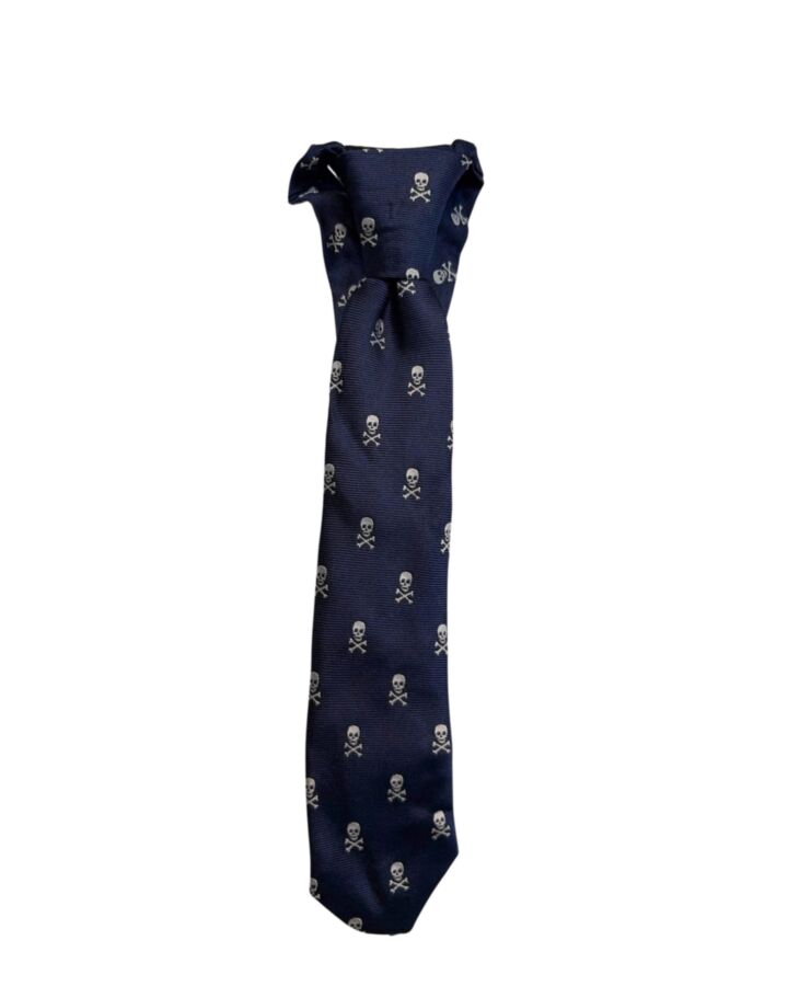URBAN SUNDAY  BLUE   EMBROIDERED TIE