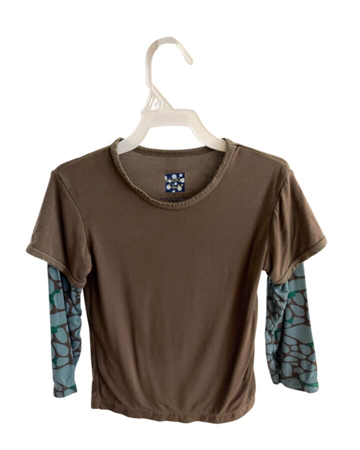 KICKEE PANTS  BROWN    KNIT LS SHIRT