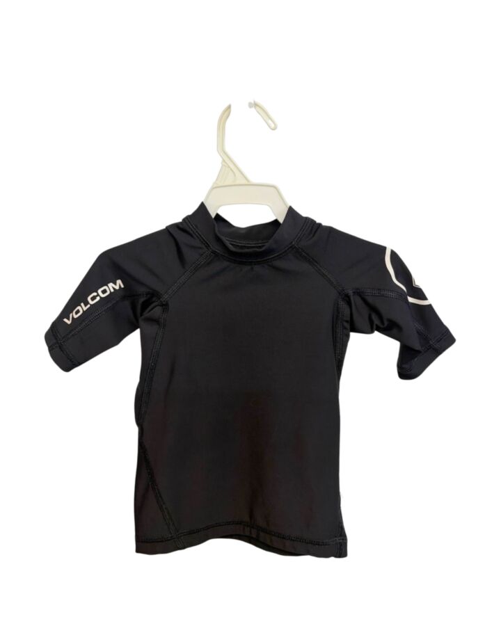VOLCOM  BLACK    RASH GUARD