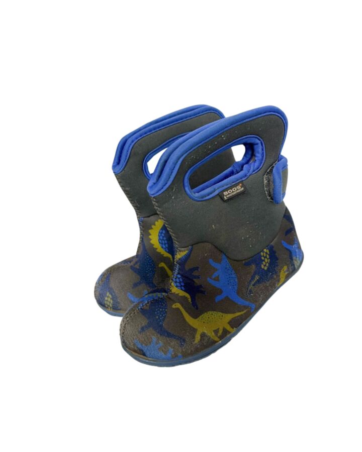 BOGS GRAY BOOTS *THIS ITEM IS GENTLY USED WITH MINOR SIGNS OF WEAR (FAINT STAIN) *VGU SIZE TODDLER 9