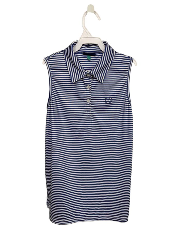 PRODOH  BLUE  STRIPED  SLEEVELESS SHIRT
