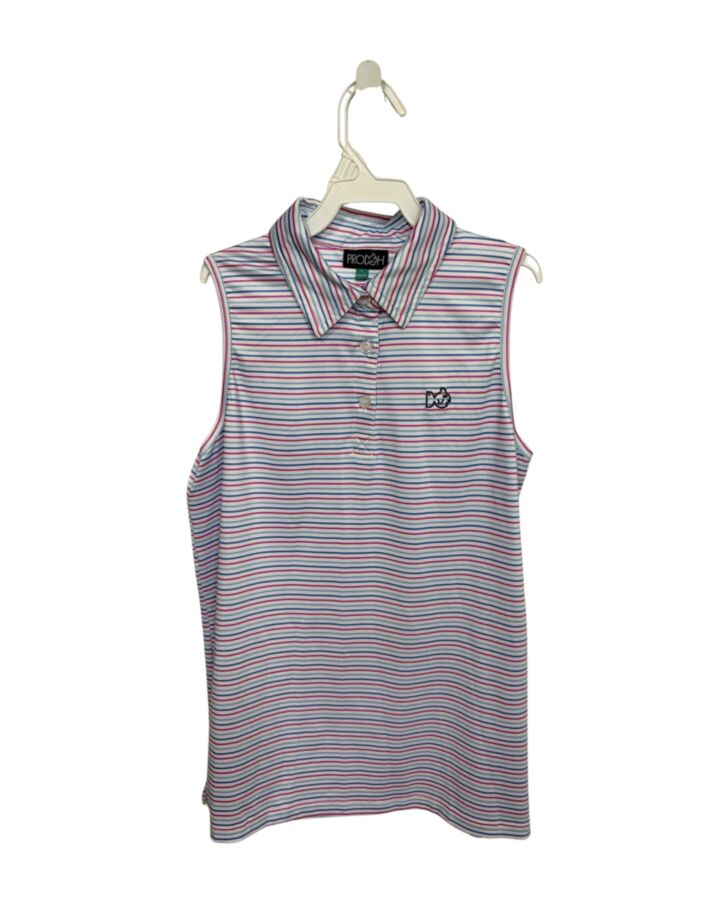 PRODOH  BLUE  STRIPED  SLEEVELESS SHIRT