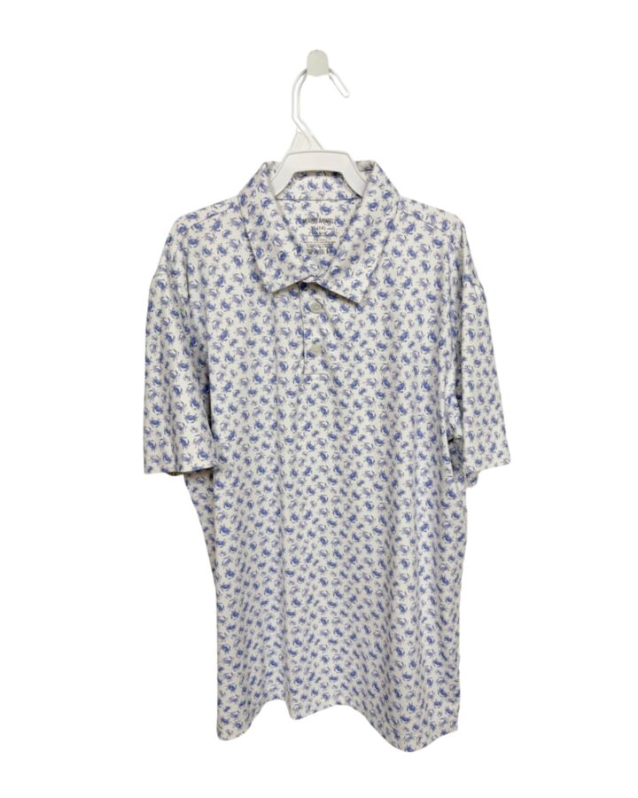 MERIPEX  BLUE KNIT   DRESS SHIRT