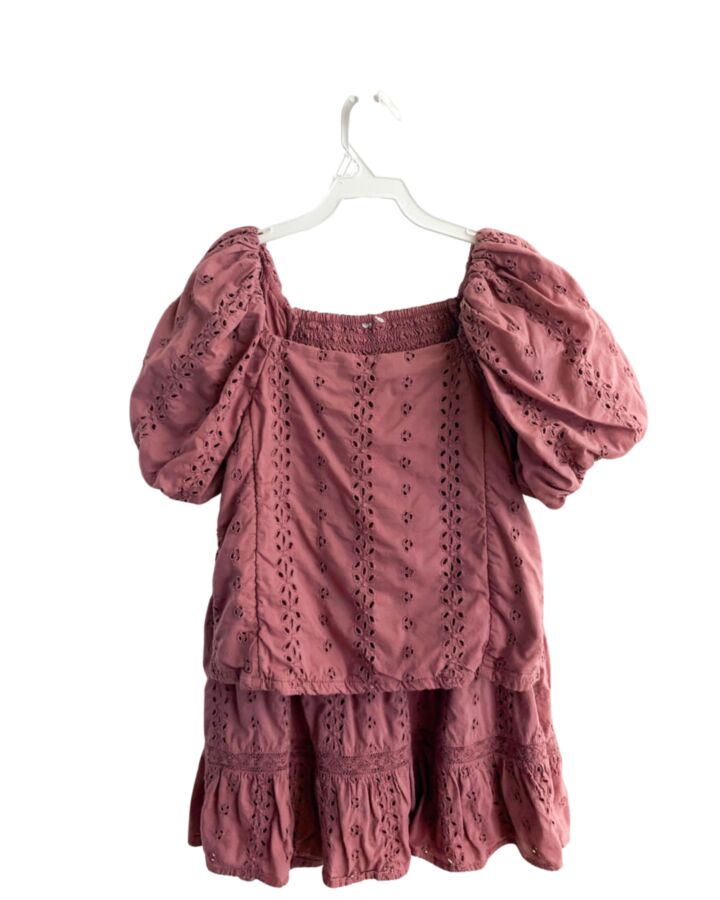 ABERCROMBIE PINK EYELET 2-PIECE OUTFIT