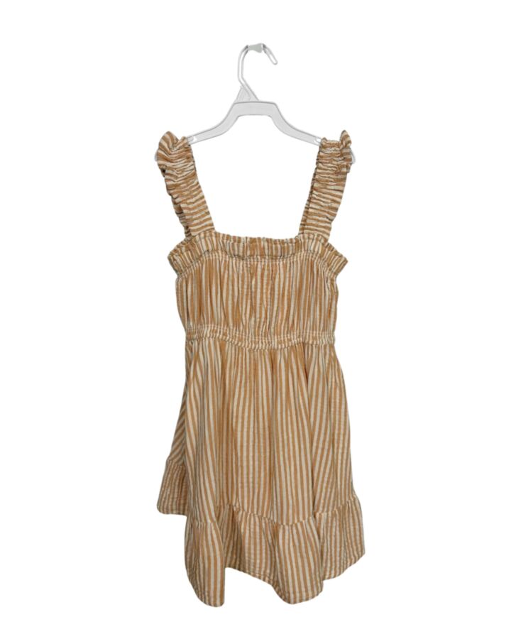 RYLEE & CRU  BROWN  STRIPED  DRESS