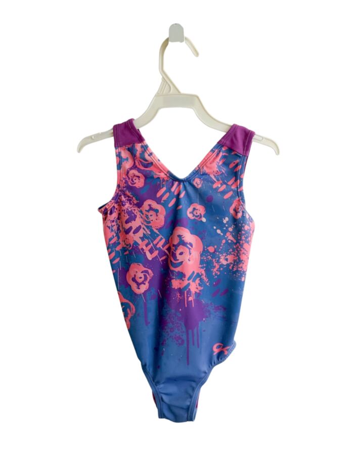 NO TAG  PURPLE   PRINTED DESIGN LEOTARD