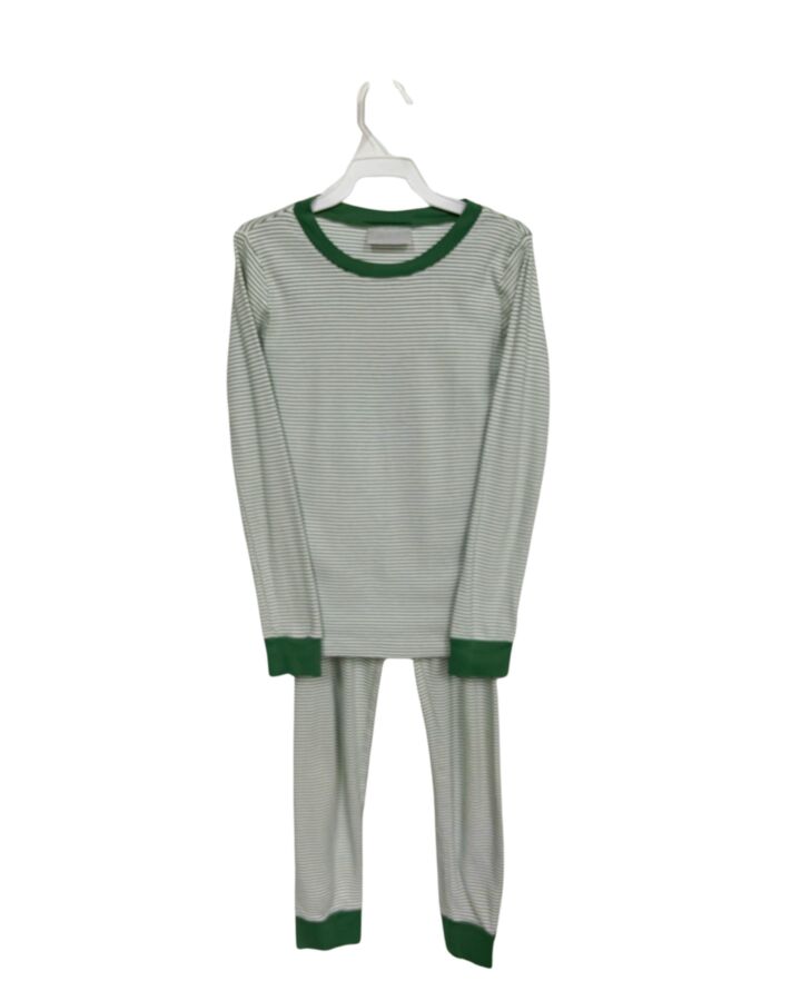 LAKE PAJAMAS  GREEN  STRIPED  LOUNGEWEAR