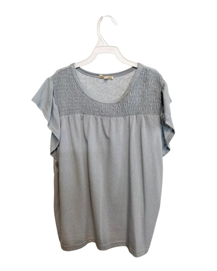 HAYDEN GIRLS  BLUE    KNIT SS SHIRT