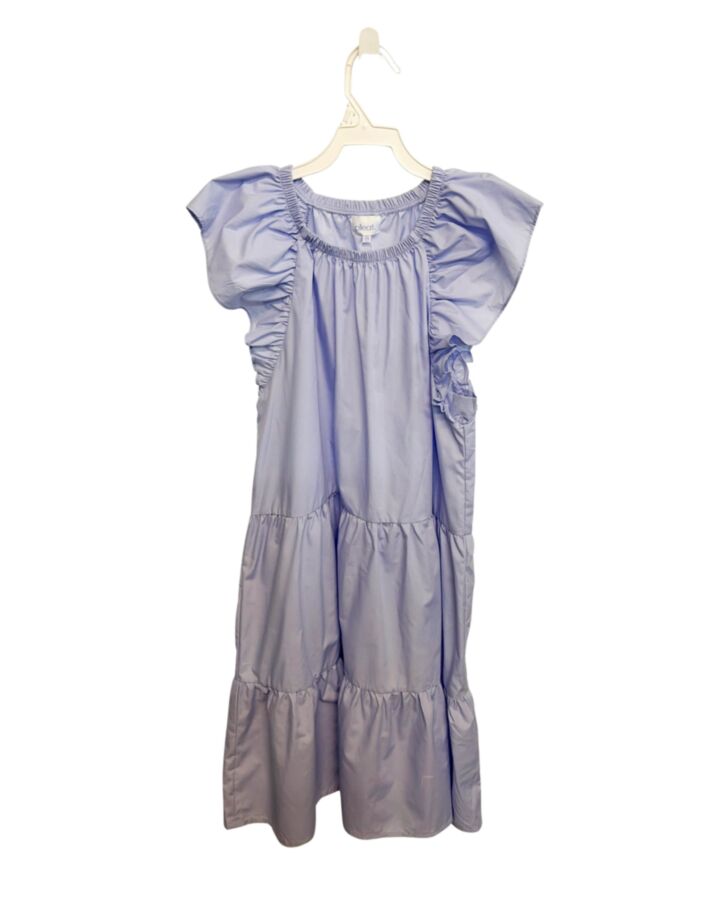 PLEAT.  PURPLE    DRESS