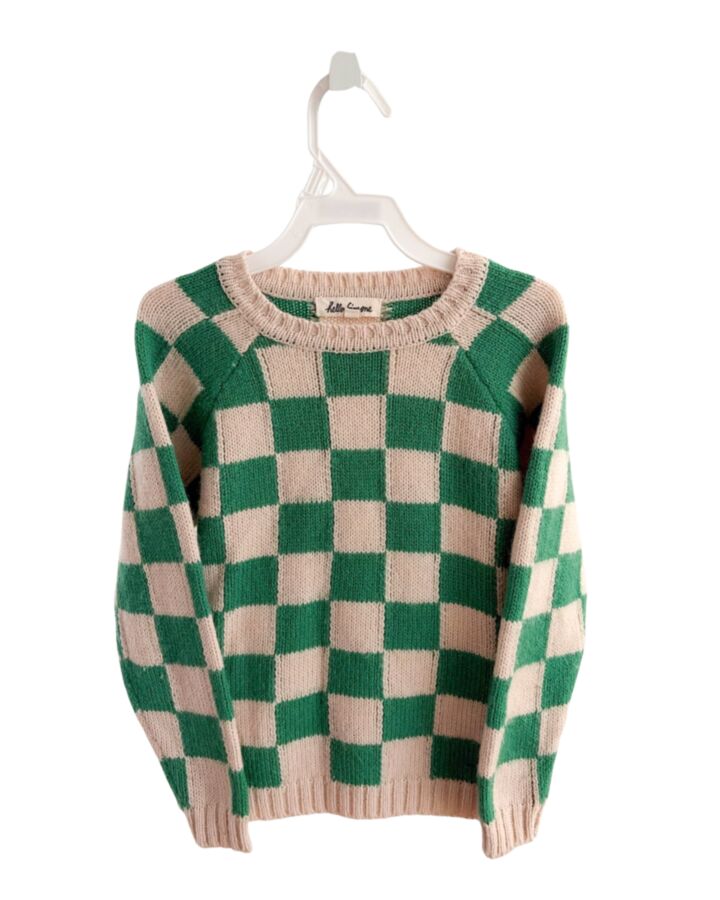 HELLO SIMONE  GREEN  CHECK  SWEATER