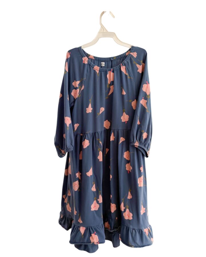 TEA  PINK  FLORAL  KNIT DRESS
