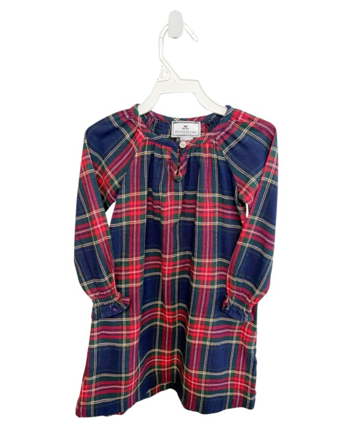PETITE PLUME  BLUE  PLAID  LOUNGEWEAR