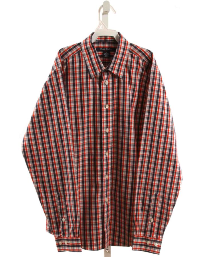 BROOKS BROTHERS  RED  PLAID  DRESS SHIRT