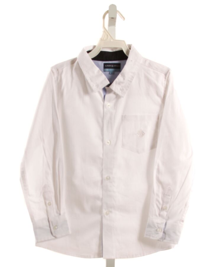 ANDY & EVAN  WHITE  DRESS SHIRT