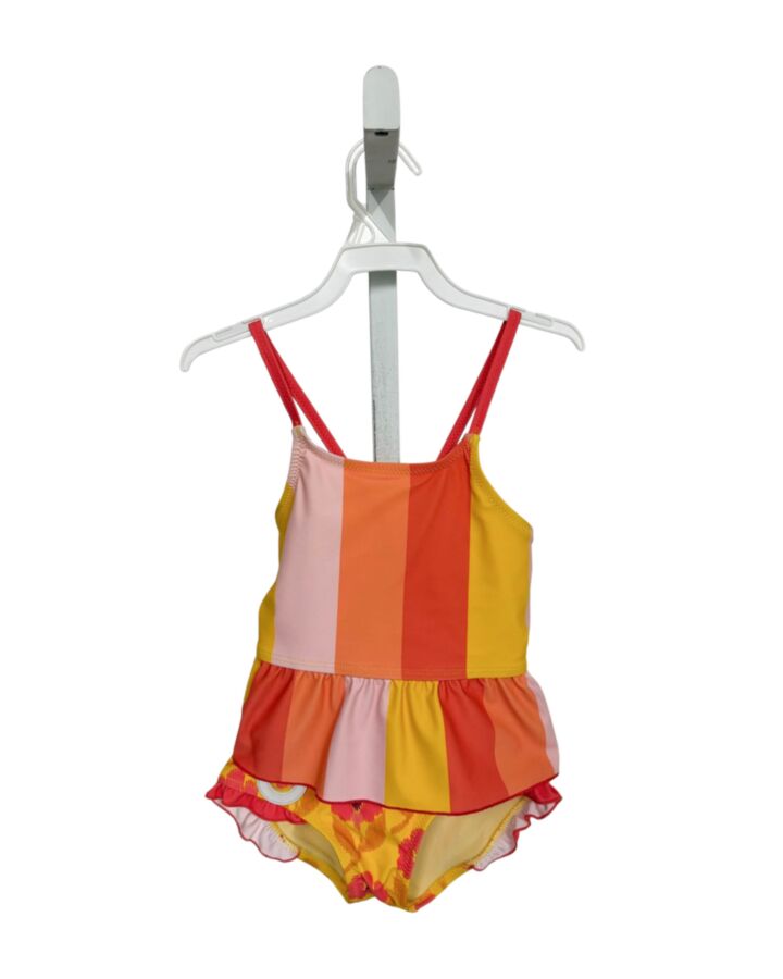 PINK CHICKEN ORANGE 2-PIECE SWIMSUIT